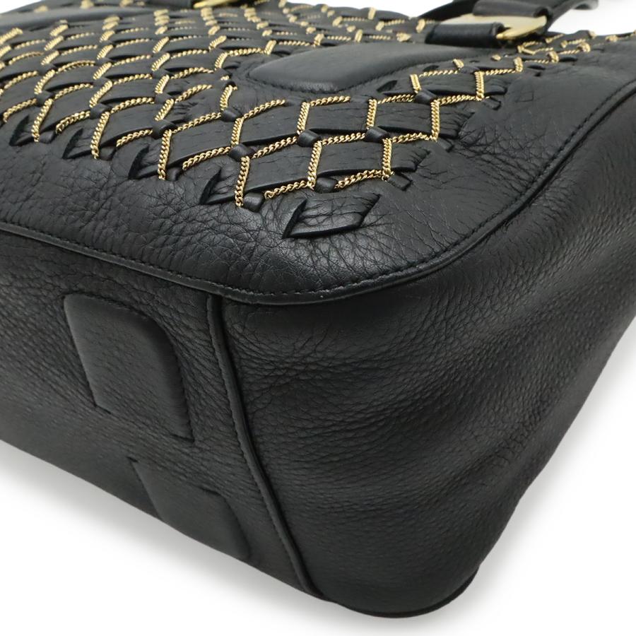 Salvatore Ferragamo サルヴァトーレ フェラガモ ヴァラ ハンドバッグ 2WAY ショルダーバッグ チェーン レザー ブラック 黒 ゴールド金具 |  | 02
