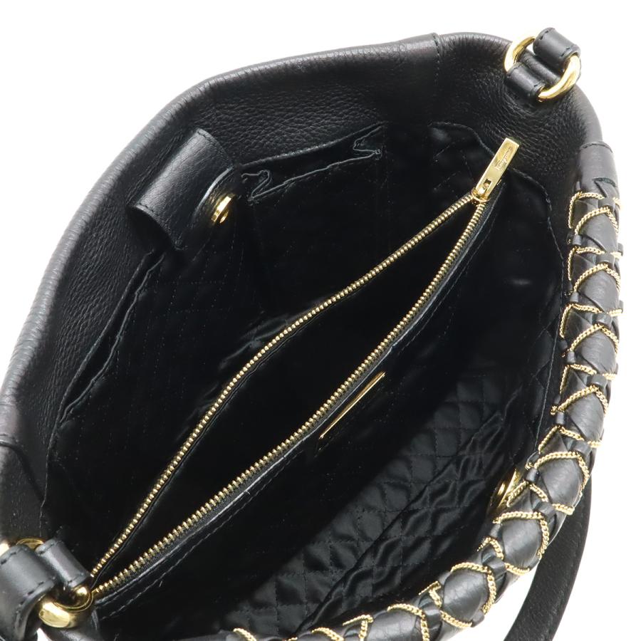 Salvatore Ferragamo サルヴァトーレ フェラガモ ヴァラ ハンドバッグ 2WAY ショルダーバッグ チェーン レザー ブラック 黒 ゴールド金具 |  | 06
