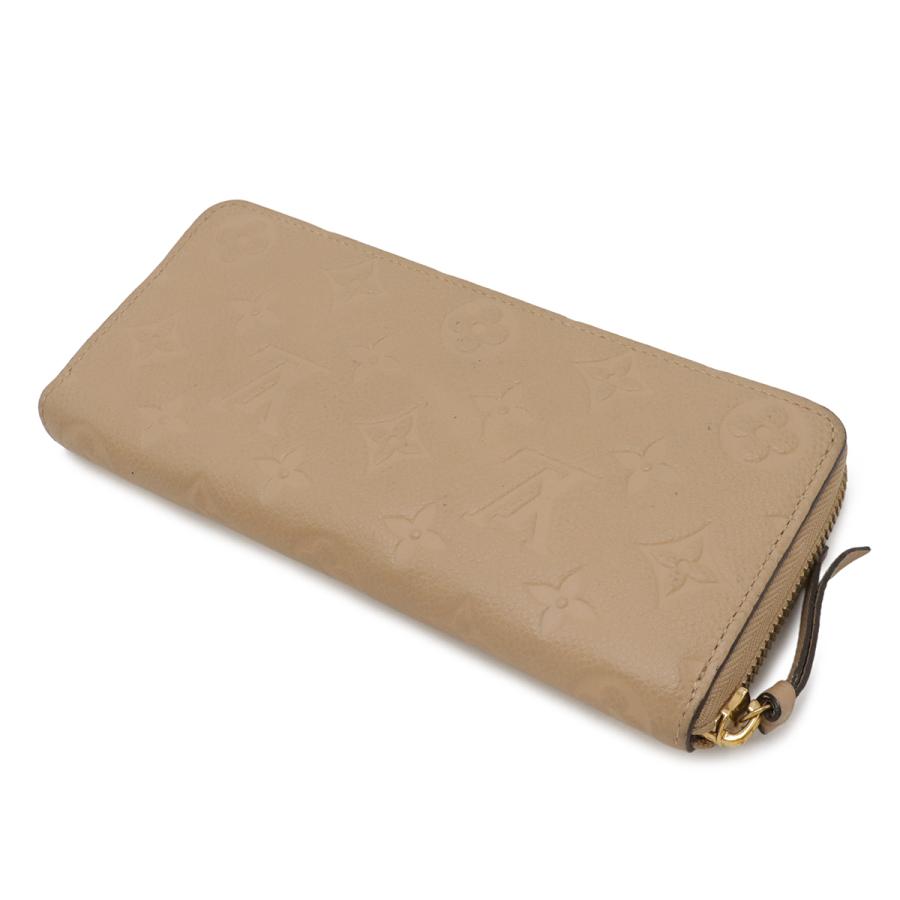 LOUIS VUITTON ルイ ヴィトン モノグラムアンプラント ポルトフォイユ クレマンス ラウンドファスナー 長財布 デュンヌ ベージュ M60173 | LOUIS VUITTON | 01