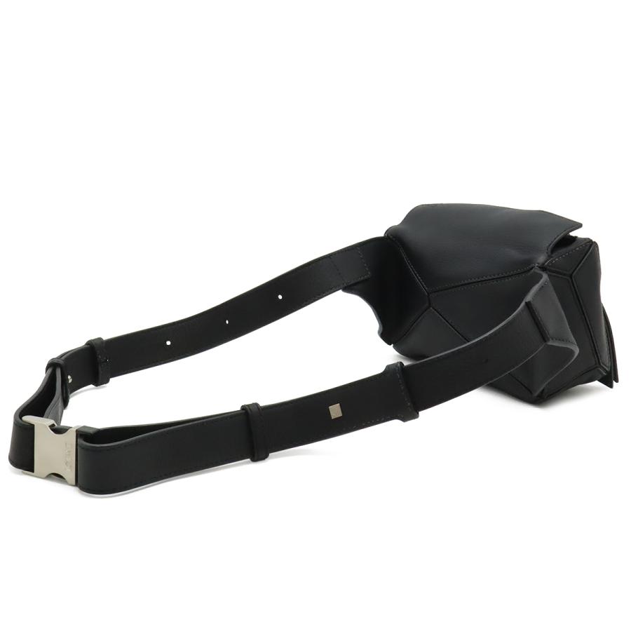 LOEWE ロエベ パズル バムバッグ ミニ ボディバッグ ショルダーバッグ ウエストバッグ レザー ブラック 黒 シルバー金具 B510U89X02 | LOEWE | 01