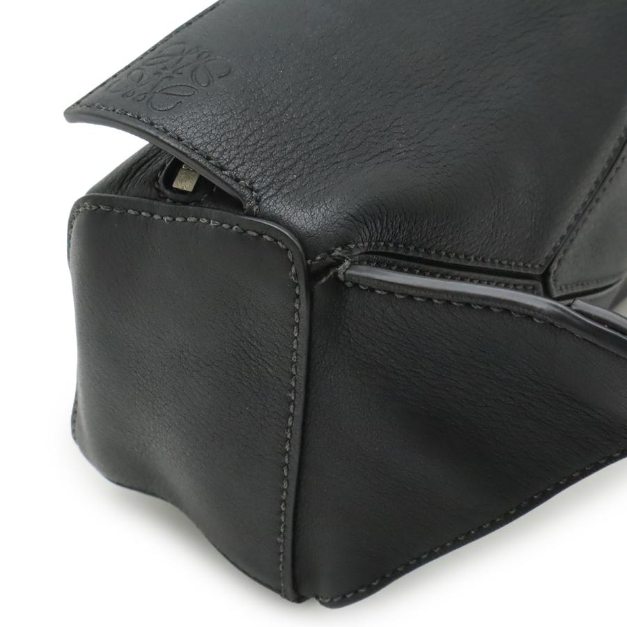LOEWE ロエベ パズル バムバッグ ミニ ボディバッグ ショルダーバッグ ウエストバッグ レザー ブラック 黒 シルバー金具 B510U89X02 | LOEWE | 03