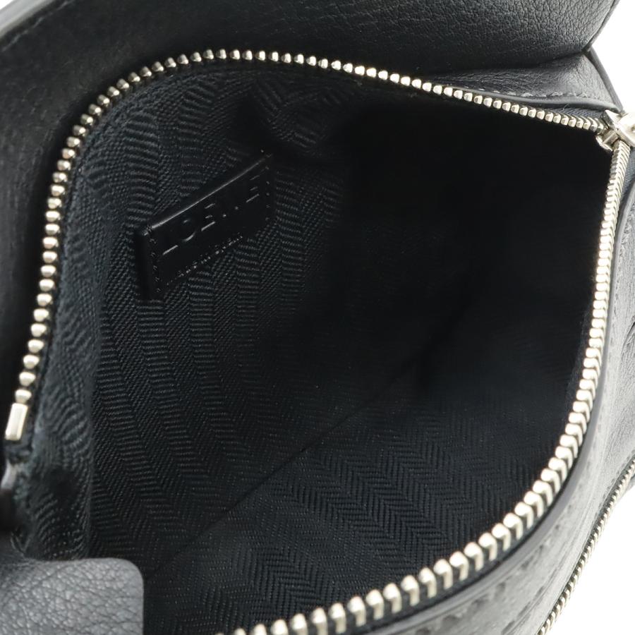 LOEWE ロエベ パズル バムバッグ ミニ ボディバッグ ショルダーバッグ ウエストバッグ レザー ブラック 黒 シルバー金具 B510U89X02 | LOEWE | 06