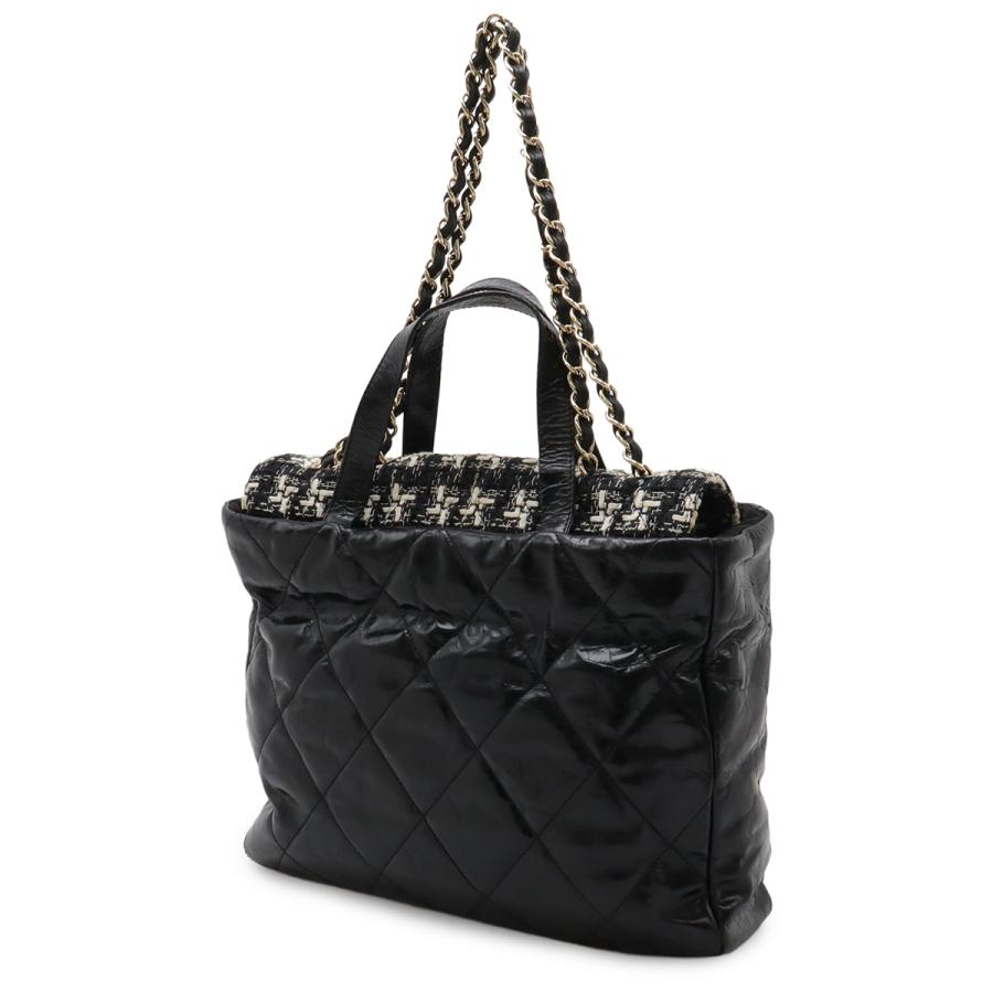 CHANEL シャネル ココマーク ポートベロー マトラッセ トートバッグ 2WAY ショルダーバッグ チェーンショルダー レザー ツイード | CHANEL | 01
