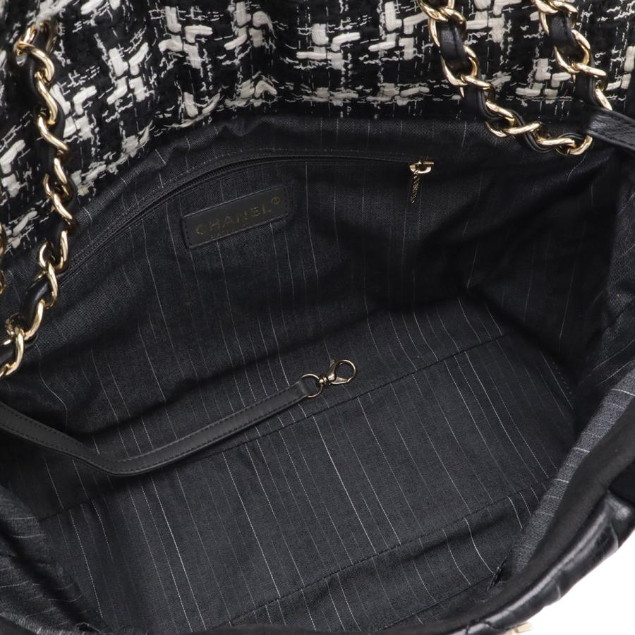 CHANEL シャネル ココマーク ポートベロー マトラッセ トートバッグ 2WAY ショルダーバッグ チェーンショルダー レザー ツイード | CHANEL | 06