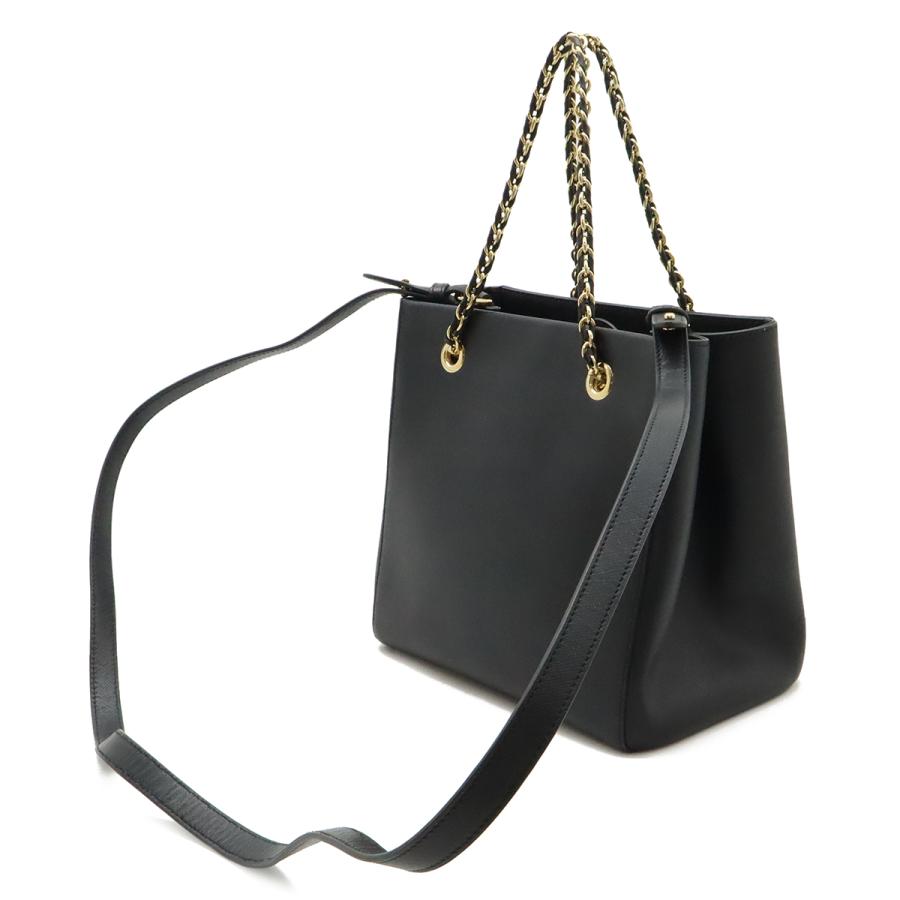 Salvatore Ferragamo サルヴァトーレ フェラガモ ヴァラ リボン チェーンバッグ 2WAY ショルダーバッグ ブラック 黒 ゴールド金具 |  | 01