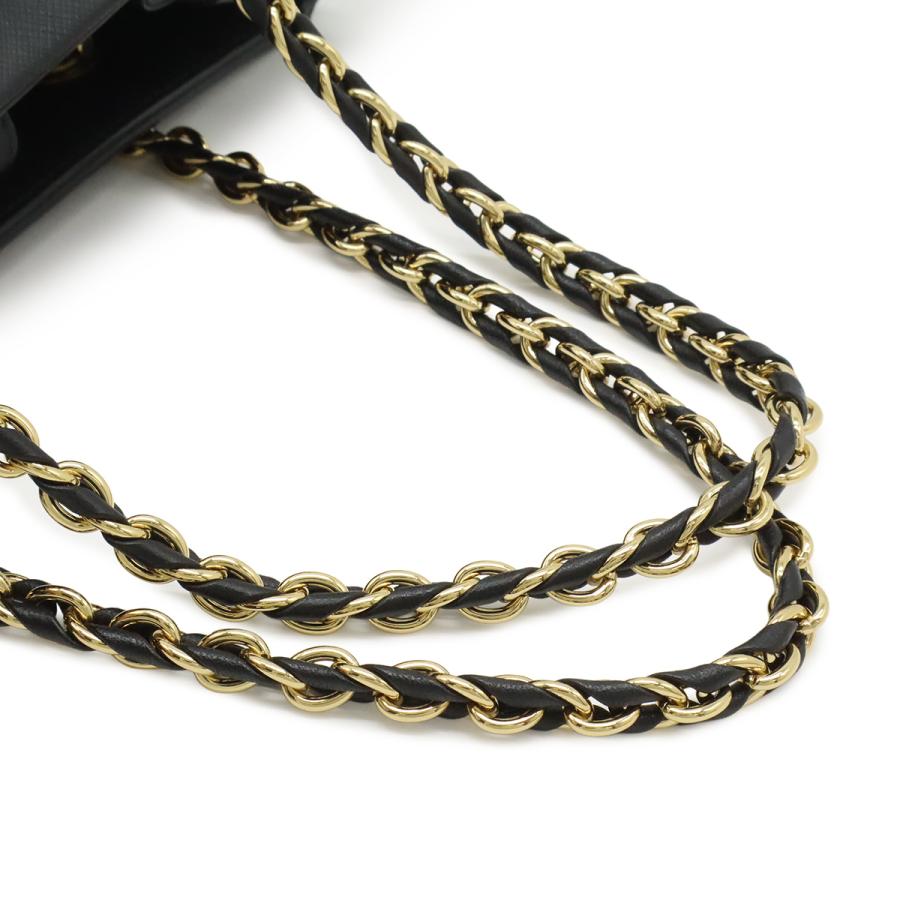 Salvatore Ferragamo サルヴァトーレ フェラガモ ヴァラ リボン チェーンバッグ 2WAY ショルダーバッグ ブラック 黒 ゴールド金具 |  | 05