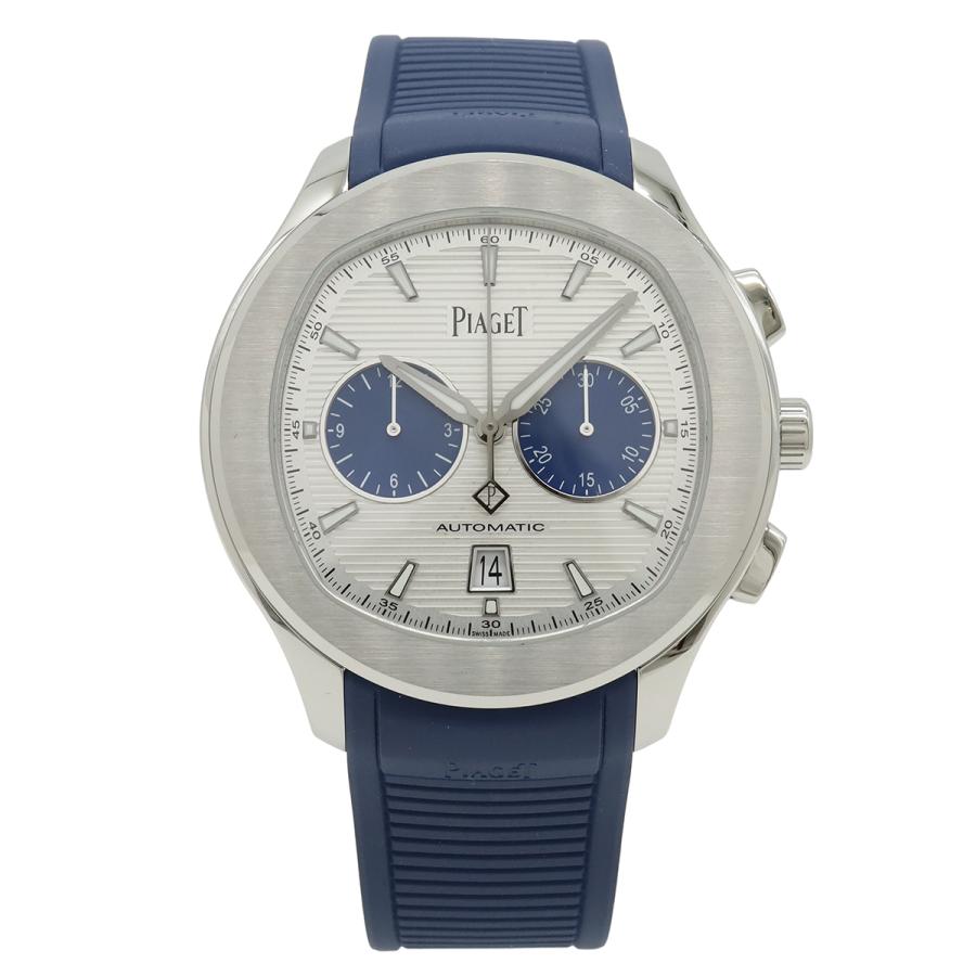 PIAGET ピアジェ ポロ クロノグラフ シルバー文字盤 SS ラバー 世界限定888本 メンズ AT オートマ 腕時計 G0A46013 PIAGET（ピアジェ） ポロ クロノグラフ シルバー文字盤 SS ラバー 世界