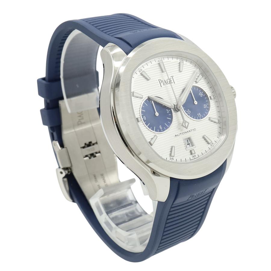 PIAGET ピアジェ ポロ クロノグラフ シルバー文字盤 SS ラバー 世界限定888本 メンズ AT オートマ 腕時計 G0A46013　 | PIAGET | 02