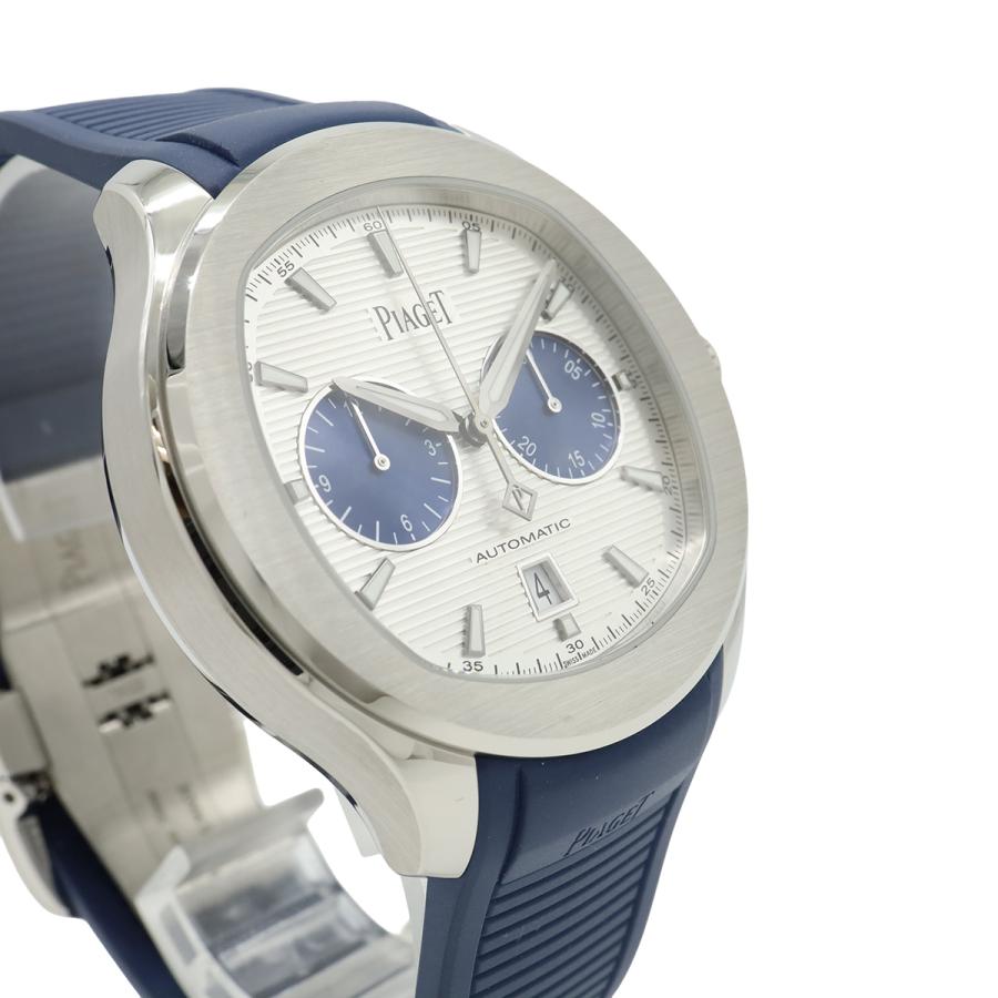 PIAGET ピアジェ ポロ クロノグラフ シルバー文字盤 SS ラバー 世界限定888本 メンズ AT オートマ 腕時計 G0A46013　 | PIAGET | 04