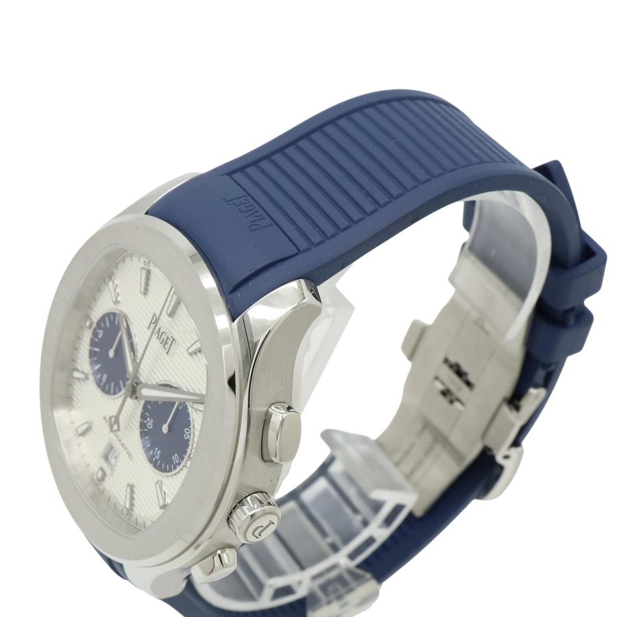 PIAGET ピアジェ ポロ クロノグラフ シルバー文字盤 SS ラバー 世界限定888本 メンズ AT オートマ 腕時計 G0A46013 PIAGET（ピアジェ） ポロ クロノグラフ シルバー文字盤 SS ラバー 世界