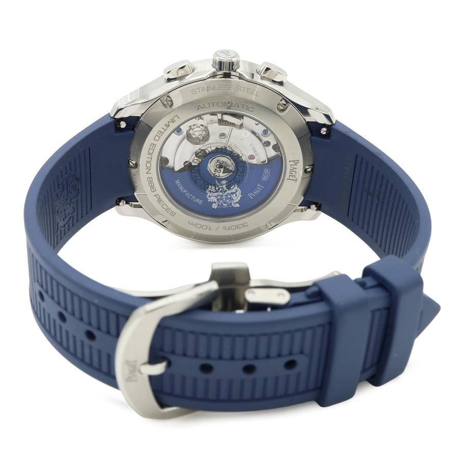 PIAGET（ピアジェ） ポロ クロノグラフ シルバー文字盤 SS ラバー 世界