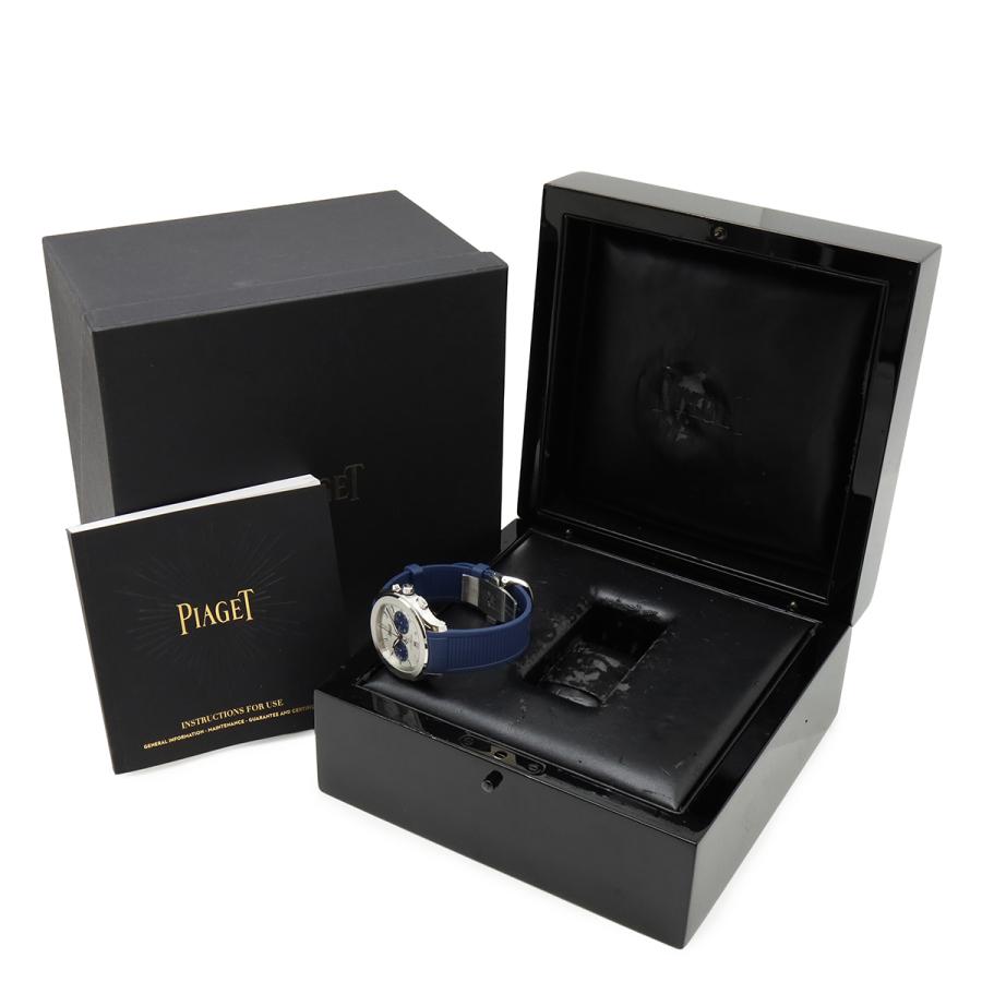 PIAGET（ピアジェ） ポロ クロノグラフ シルバー文字盤 SS ラバー 世界
