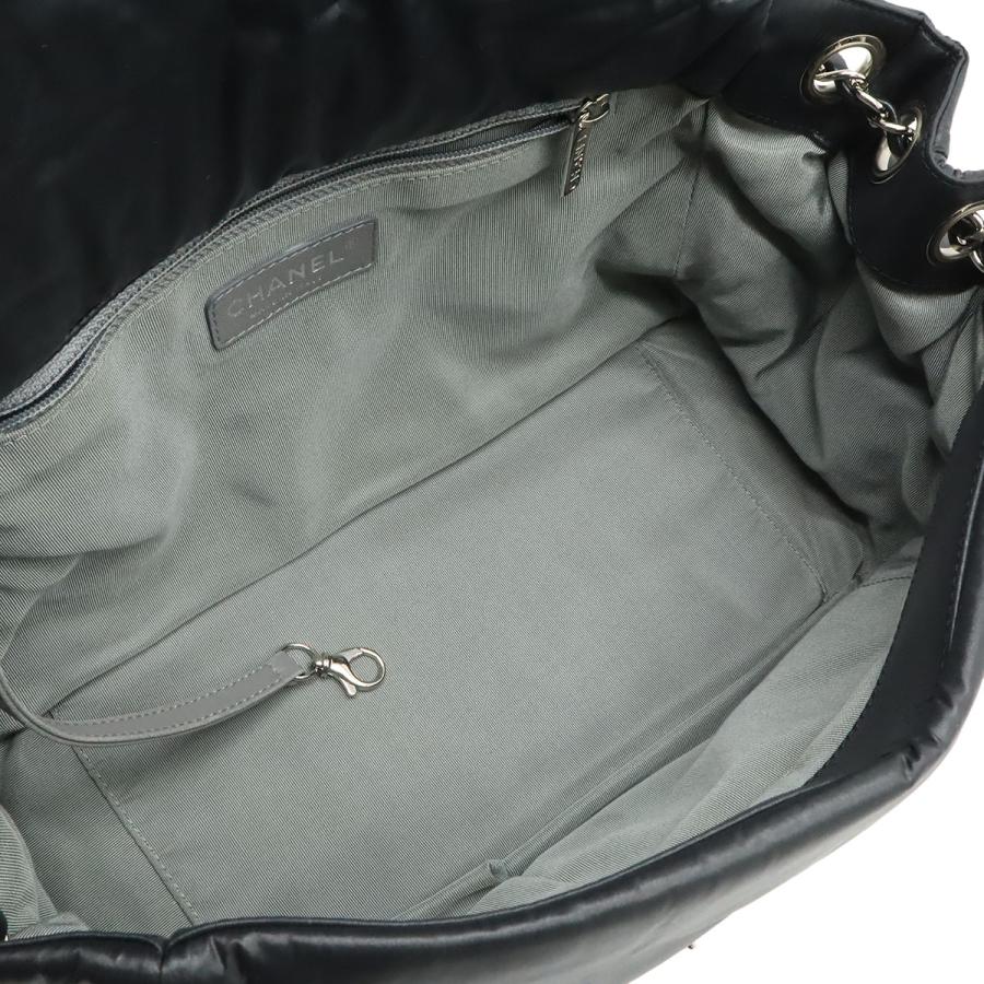 CHANEL シャネル パリビザンス キルティング チェーンショルダー ショルダーバッグ 2WAY 肩掛け ナイロン ブラック 黒 シルバー金具 | CHANEL | 05