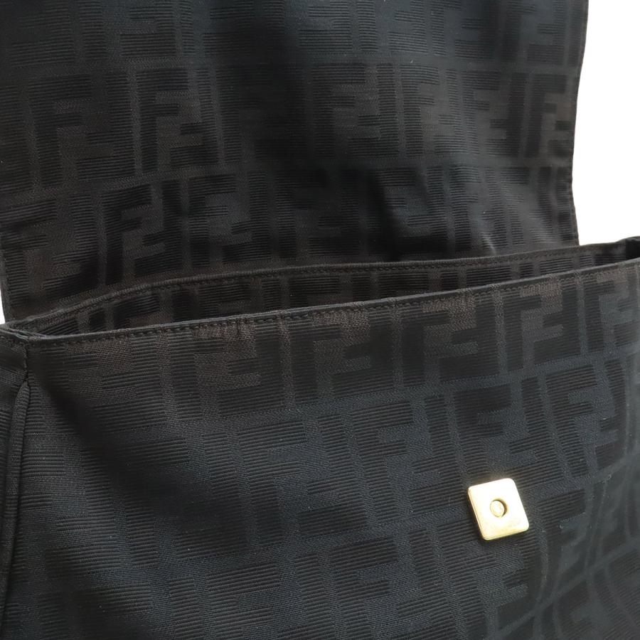 FENDI フェンディ ショルダーバッグ チェーン ワンショルダー 肩掛け ズッカ柄 キャンバス ブラック 黒 ゴールド金具 8BR614 | FENDI | 05