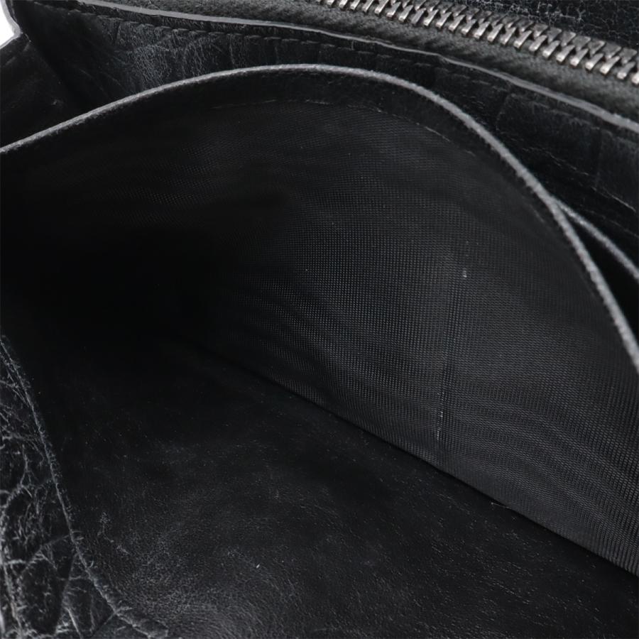 SAINT LAURENT PARIS サン ローラン パリ YSL イブサンローラン ラウンドファスナー 長財布 クロコ調 レザー ブラック 黒 ブラック金具 |  | 06