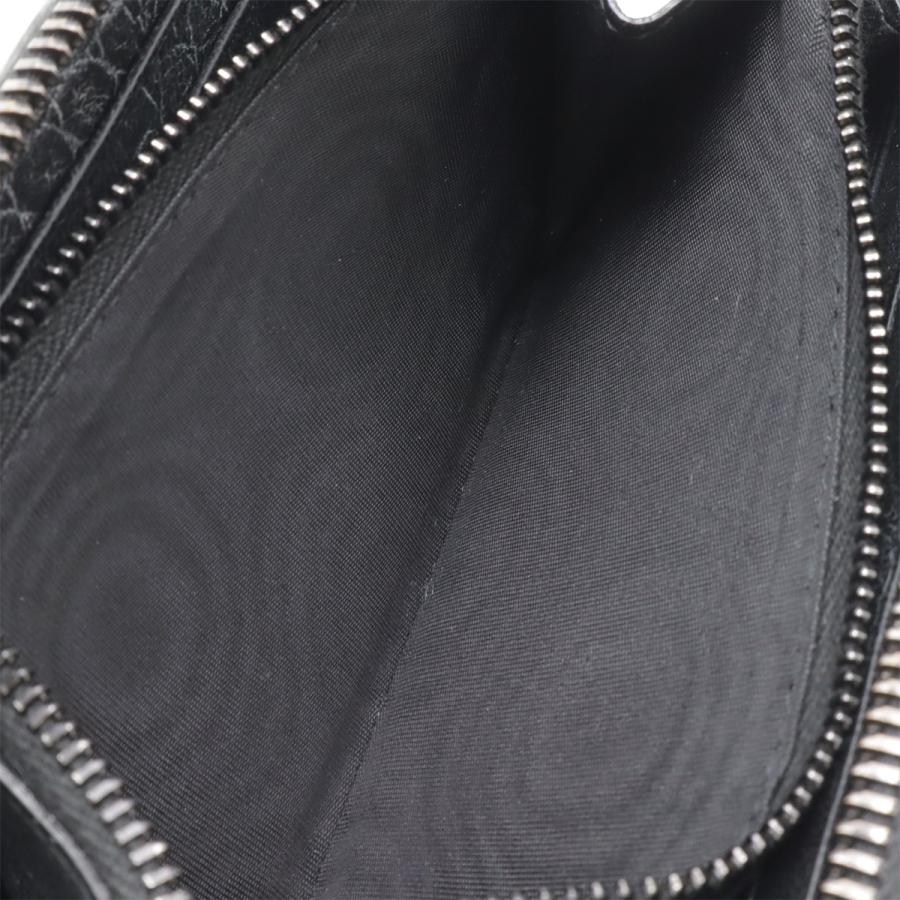 SAINT LAURENT PARIS サン ローラン パリ YSL イブサンローラン ラウンドファスナー 長財布 クロコ調 レザー ブラック 黒 ブラック金具 |  | 07