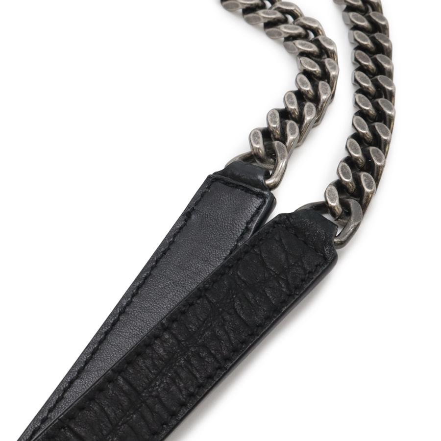 SAINT LAURENT PARIS サン ローラン パリ YSL イブサンローラン ニキ ミディアム チェーンショルダーバッグ ヌバック クロコ型押し |  | 04