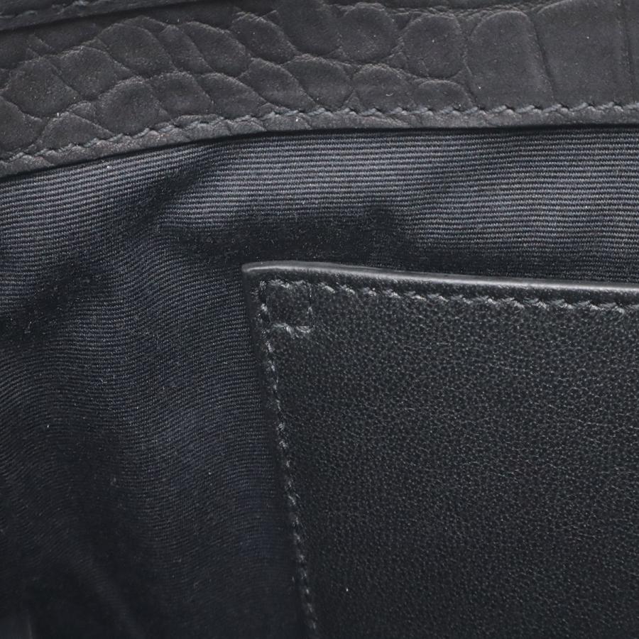 SAINT LAURENT PARIS サン ローラン パリ YSL イブサンローラン ニキ ミディアム チェーンショルダーバッグ ヌバック クロコ型押し |  | 07