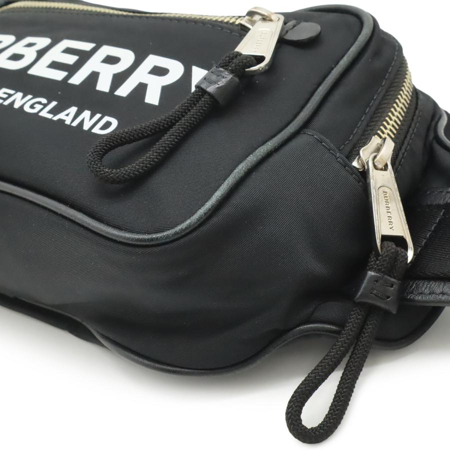 BURBERRY（バーバリー） ロゴプリント ボディバッグ バムバッグ 
