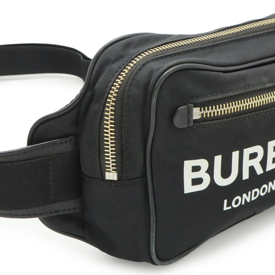 BURBERRY（バーバリー） ロゴプリント ボディバッグ バムバッグ 
