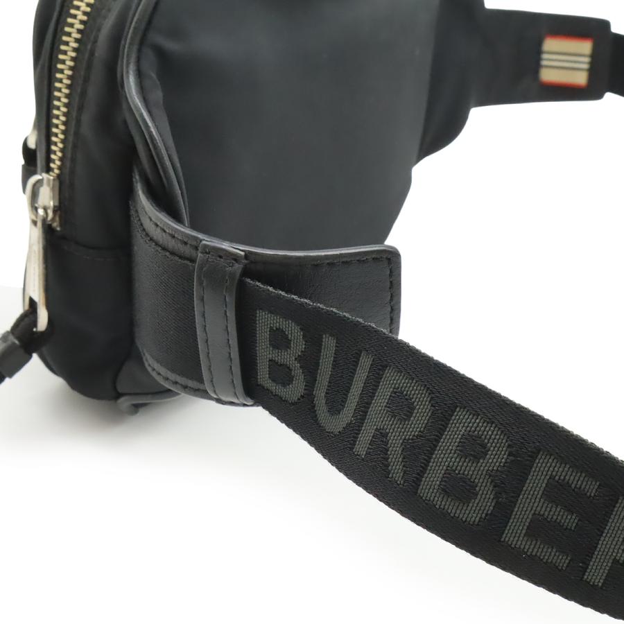 BURBERRY（バーバリー） ロゴプリント ボディバッグ バムバッグ 