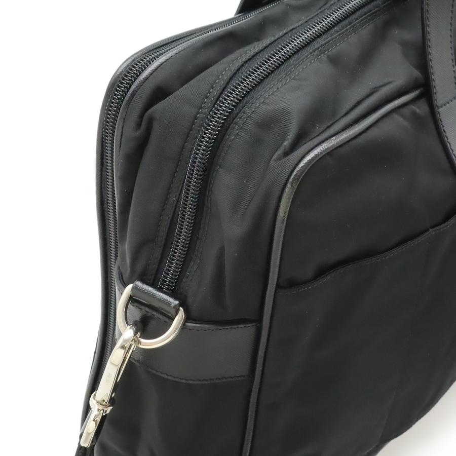 PRADA プラダ トライアングルロゴ ビジネスバッグ ブリーフケース 書類カバン 2WAY ショルダーバッグ ナイロン NERO ブラック | PRADA | 07
