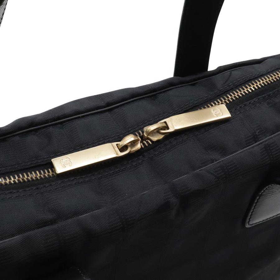CHANEL シャネル ニュートラベルライン ビジネスバッグ ブリーフケース 書類カバン パソコンケース ナイロンジャガード ブラック 黒 | CHANEL | 04