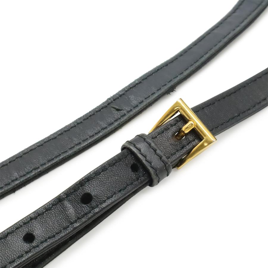 PRADA プラダ ロゴジャガード リボン ハンドバッグ 2WAY ショルダーバッグ ナイロン NERO 黒 ブラック ゴールド金具 | PRADA | 05