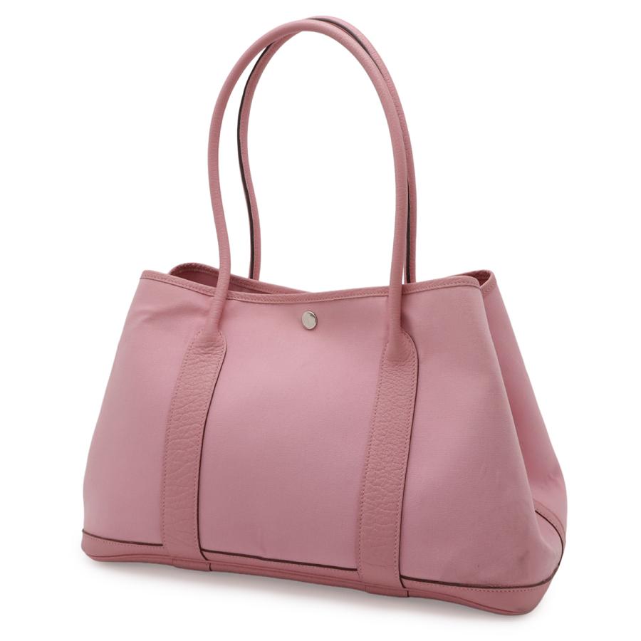 HERMES エルメス ガーデンショルダー トートバッグ ショルダーバッグ セミショルダー トワルオフィシエ レザー ピンク □O刻印 | HERMES | 01