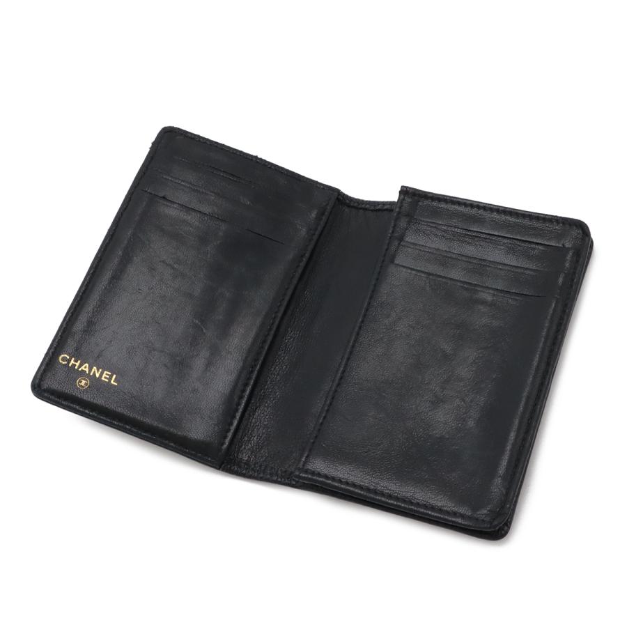 CHANEL シャネル ココマーク カードケース 名刺入れ パスケース キャビアスキン レザー ブラック 黒 A13503 | CHANEL | 03
