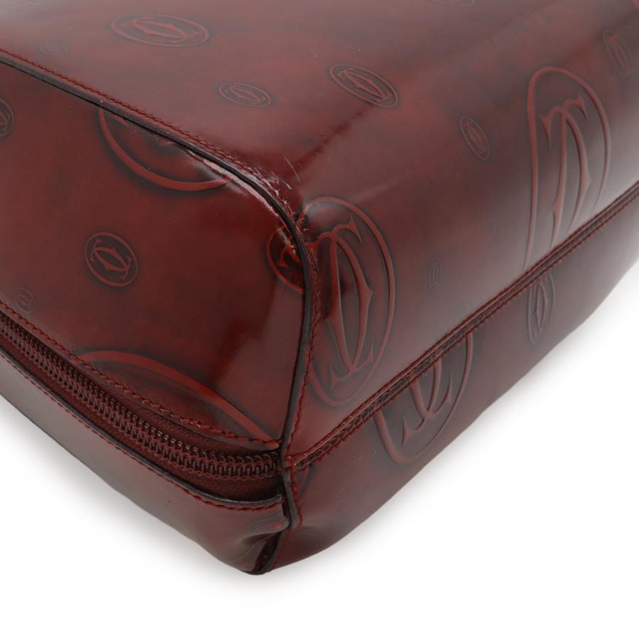 Cartier カルティエ ハッピーバースデー バックパック リュックサック レザー ボルドー ゴールド金具 | Cartier | 02
