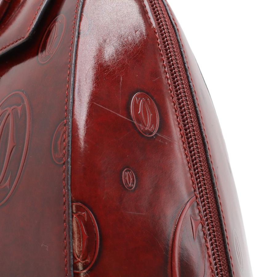 Cartier カルティエ ハッピーバースデー バックパック リュックサック レザー ボルドー ゴールド金具 | Cartier | 04