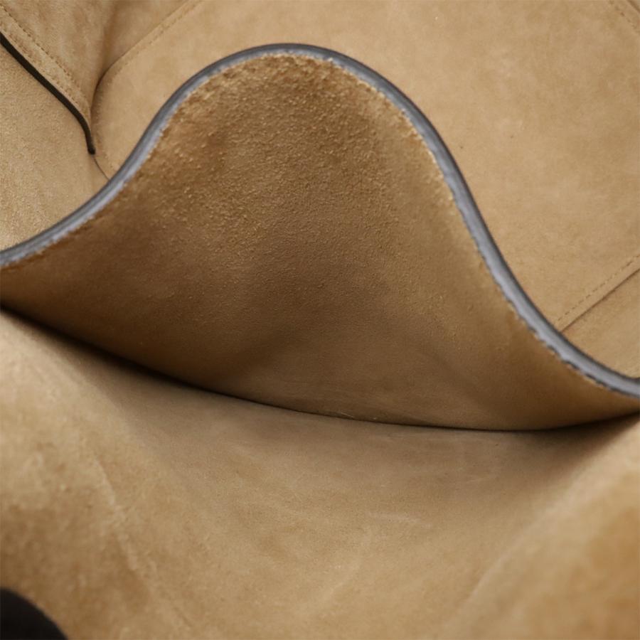 LOEWE ロエベ ペブル バケットバッグ ミディアム ショルダーバッグ 斜め掛け スムースカーフ レザー ブラック 黒 ゴールド金具 | LOEWE | 06