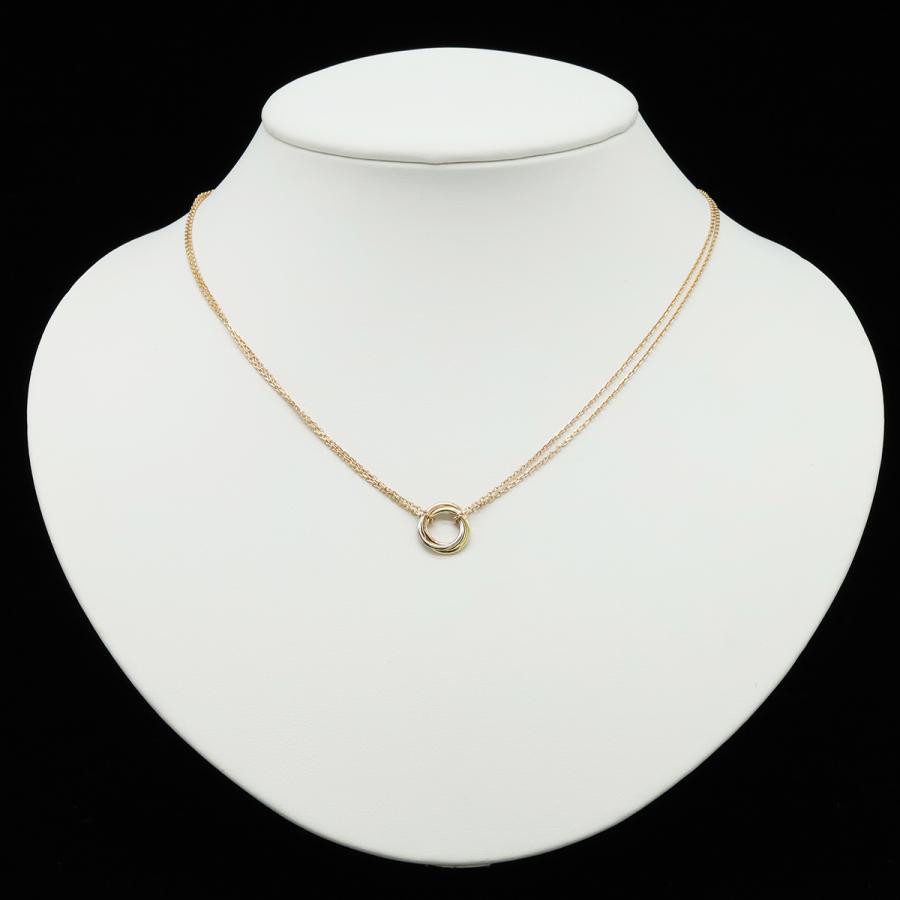 Cartier カルティエ トリニティ ペンダント ミニモデル ネックレス ダブルチェーン 3カラー ゴールド K18PG YG WG B7224816 | Cartier | 05