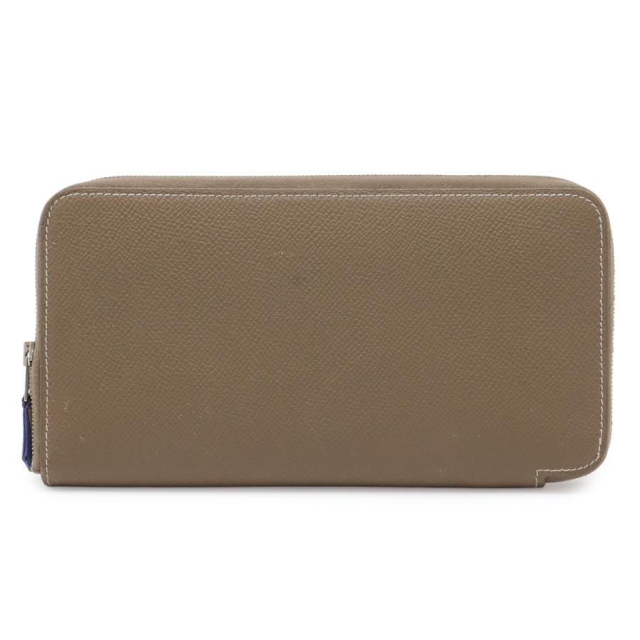 HERMES エルメス アザップロング シルクイン ラウンドファスナー 長財布 ヴォーエプソン レザー エトゥープ グレージュ シルバー金具 | HERMES