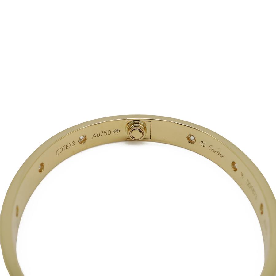 Cartier カルティエ LOVE LΘVE ラブブレス ブレスレット フルダイヤ K18YG 750YG イエローゴールド 10PD ダイヤモンド #16 | Cartier | 03