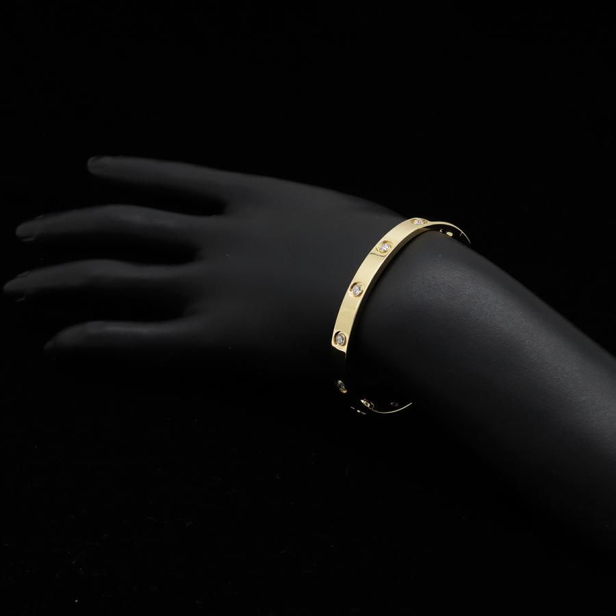 Cartier カルティエ LOVE LΘVE ラブブレス ブレスレット フルダイヤ K18YG 750YG イエローゴールド 10PD ダイヤモンド #16 | Cartier | 05
