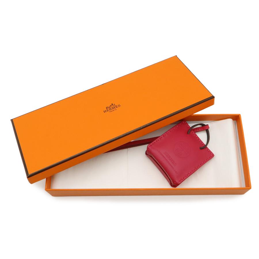 HERMES エルメス サック オランジュ バッグチャーム ショッパーモチーフ アニョーミロ ヴォースイフト ローズメキシコ ピンク Y刻印 | HERMES | 07