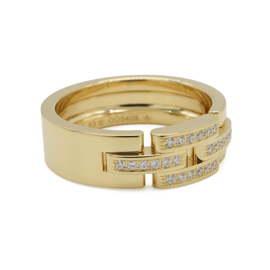 Cartier カルティエ マイヨン パンテール リング 指輪 ハーフパヴェ K18YG 750YG イエローゴールド ダイヤモンド #53 13号 | Cartier | 02