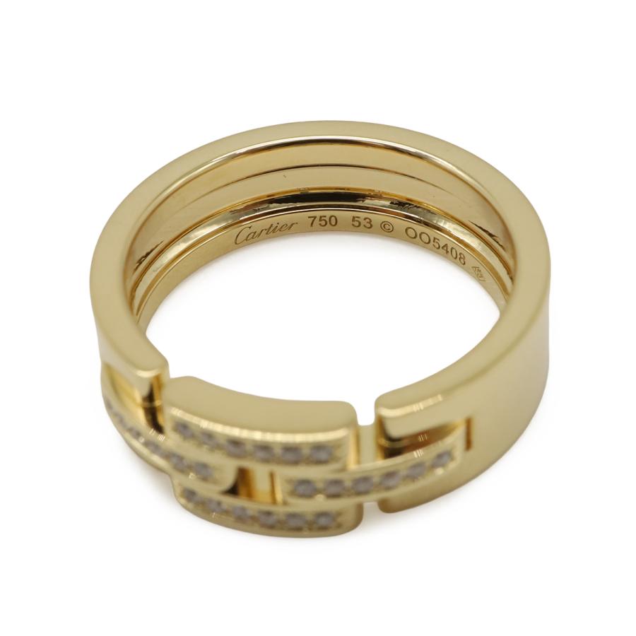 Cartier カルティエ マイヨン パンテール リング 指輪 ハーフパヴェ K18YG 750YG イエローゴールド ダイヤモンド #53 13号 | Cartier | 04