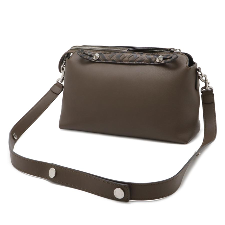 FENDI フェンディ BY THE WAY バイザウェイ ミディアム ハンドバッグ 2WAY ショルダーバッグ ロゴハンドル レザー ブラウン シルバー金具 | FENDI | 01