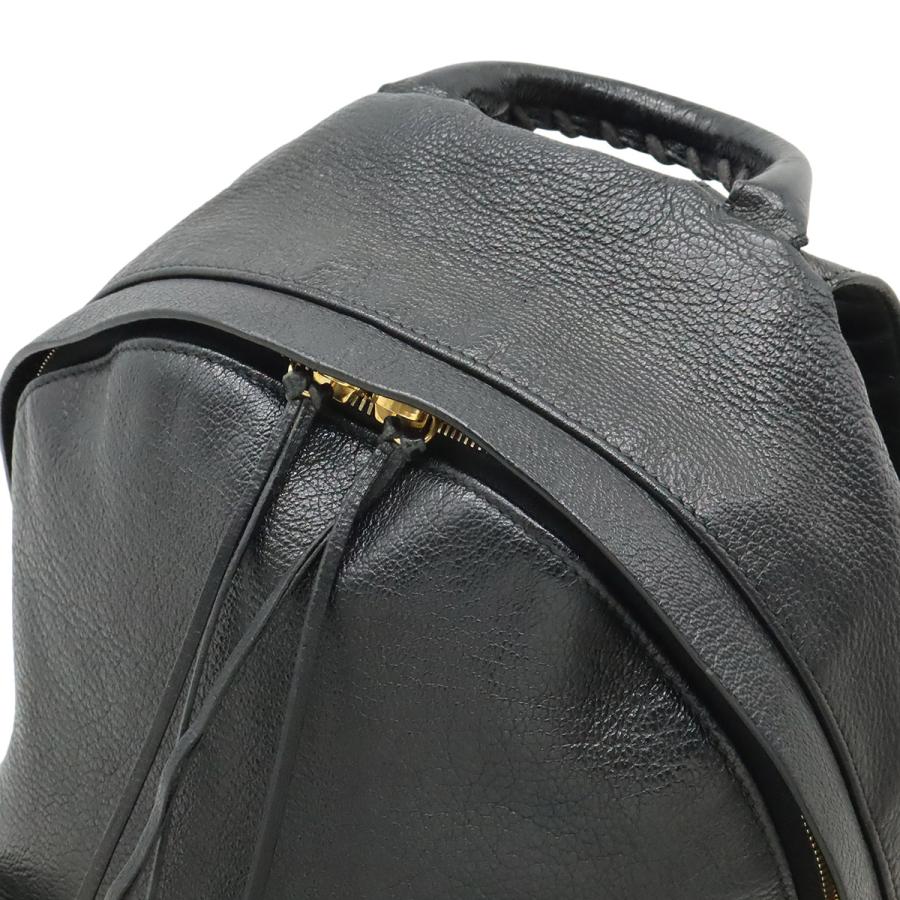 BALENCIAGA バレンシアガ シティ バックパック リュックサック デイパック レザー ブラック 黒 ゴールド金具 ミラー付き 453294 | BALENCIAGA | 06