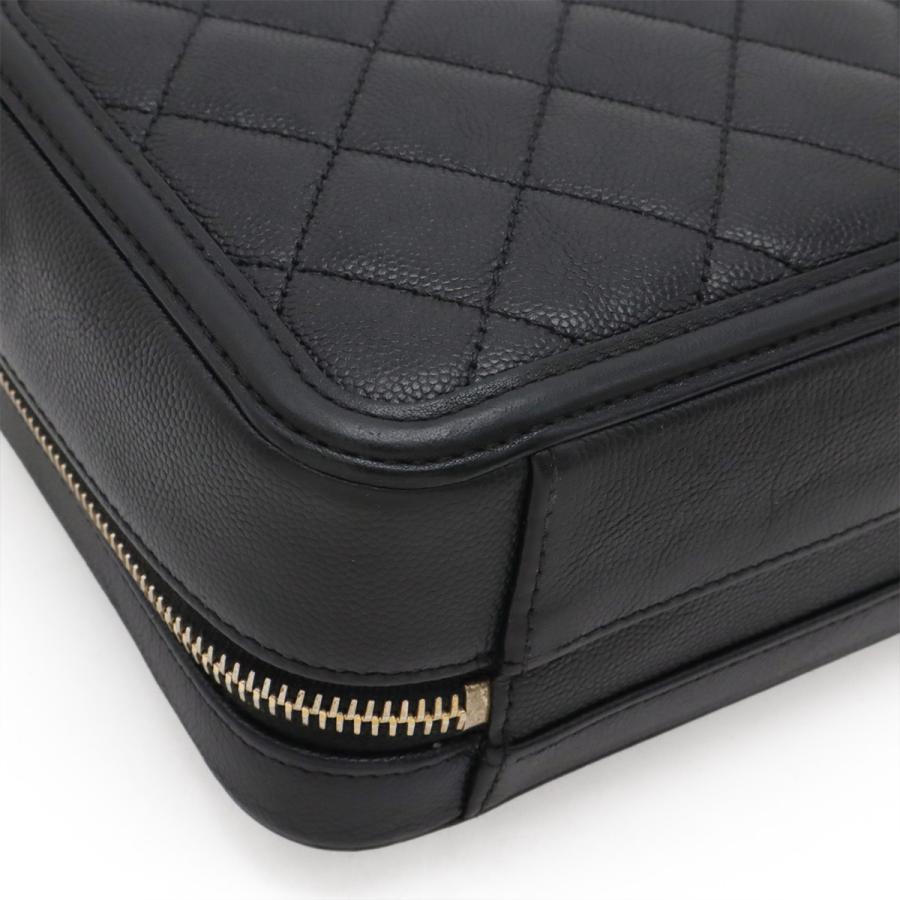 CHANEL シャネル CCフィリグリー スモール バニティバッグ ハンドバッグ 2WAY チェーンショルダーバッグ キャビアスキン レザー ブラック | CHANEL | 02