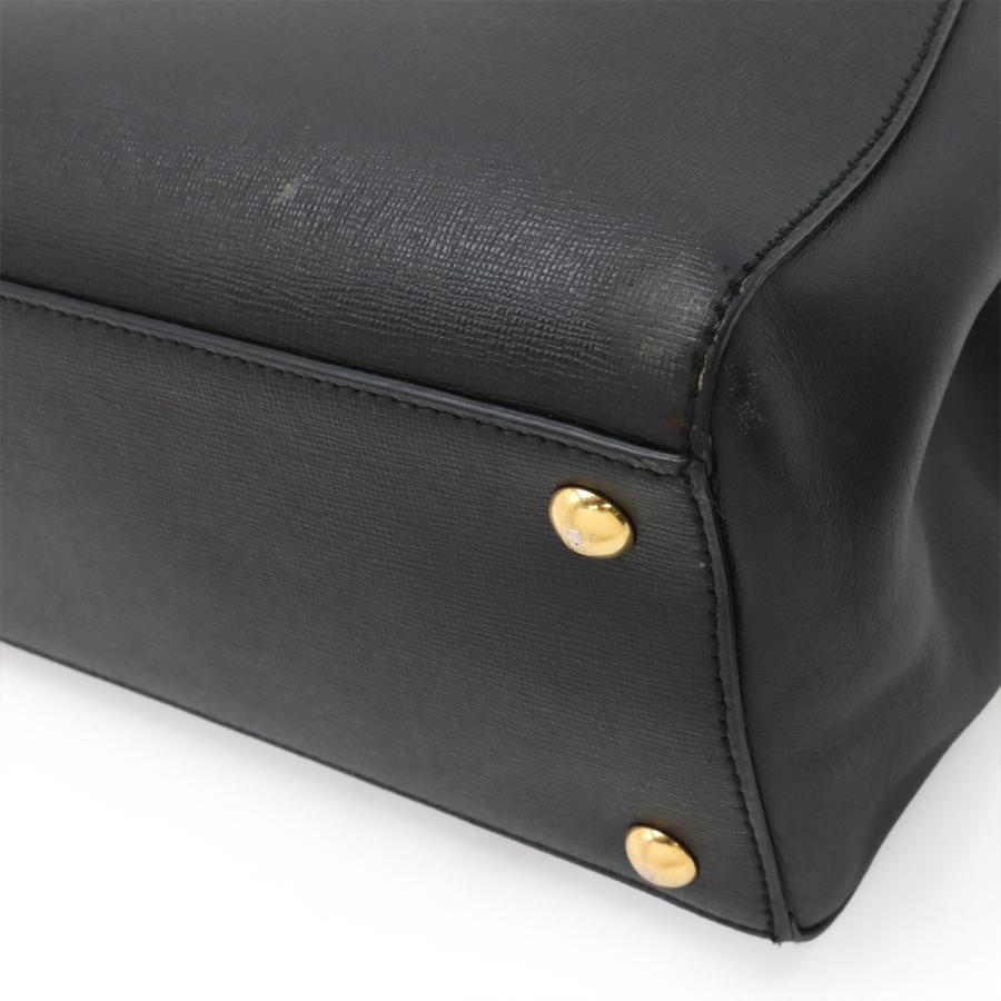 FENDI フェンディ PETITE 2JOURS プチ トゥージュール ハンドバッグ トートバッグ 2WAY ショルダーバッグ レザー ブラック 黒 | FENDI | 02