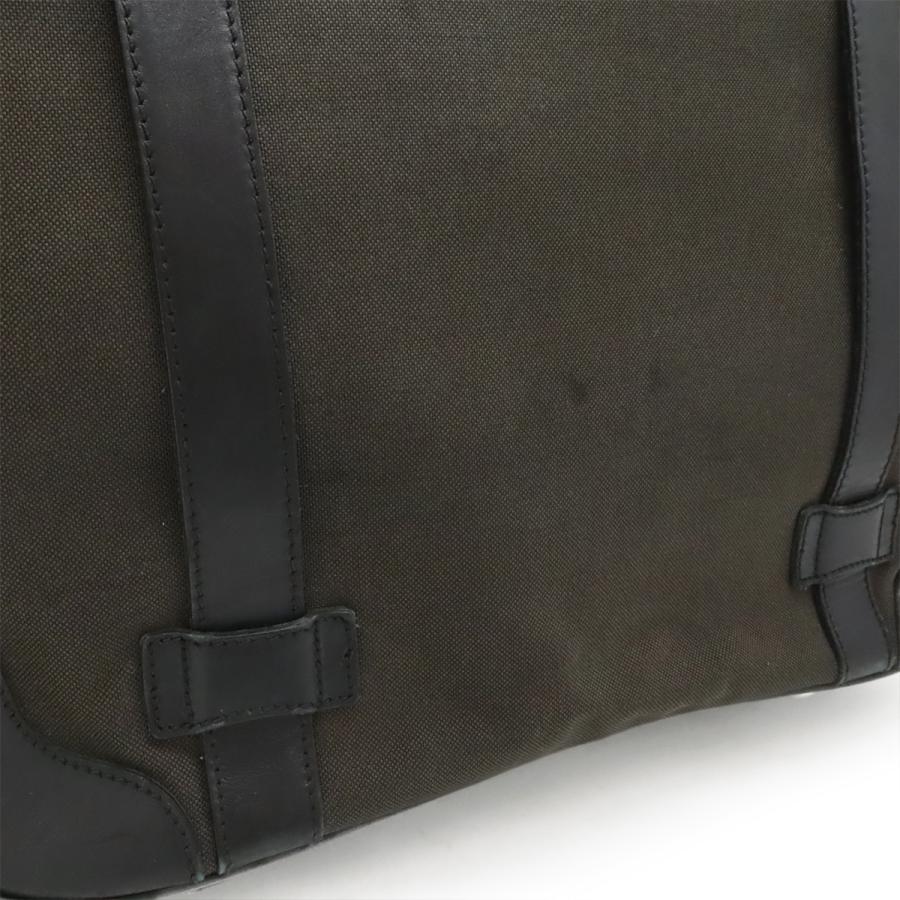 PRADA プラダ ロゴジャガード ショルダーバッグ トートバッグ 2WAY ハンドバッグ キャンバス レザー ブラウン 茶 NERO 黒 ブラック | PRADA | 07