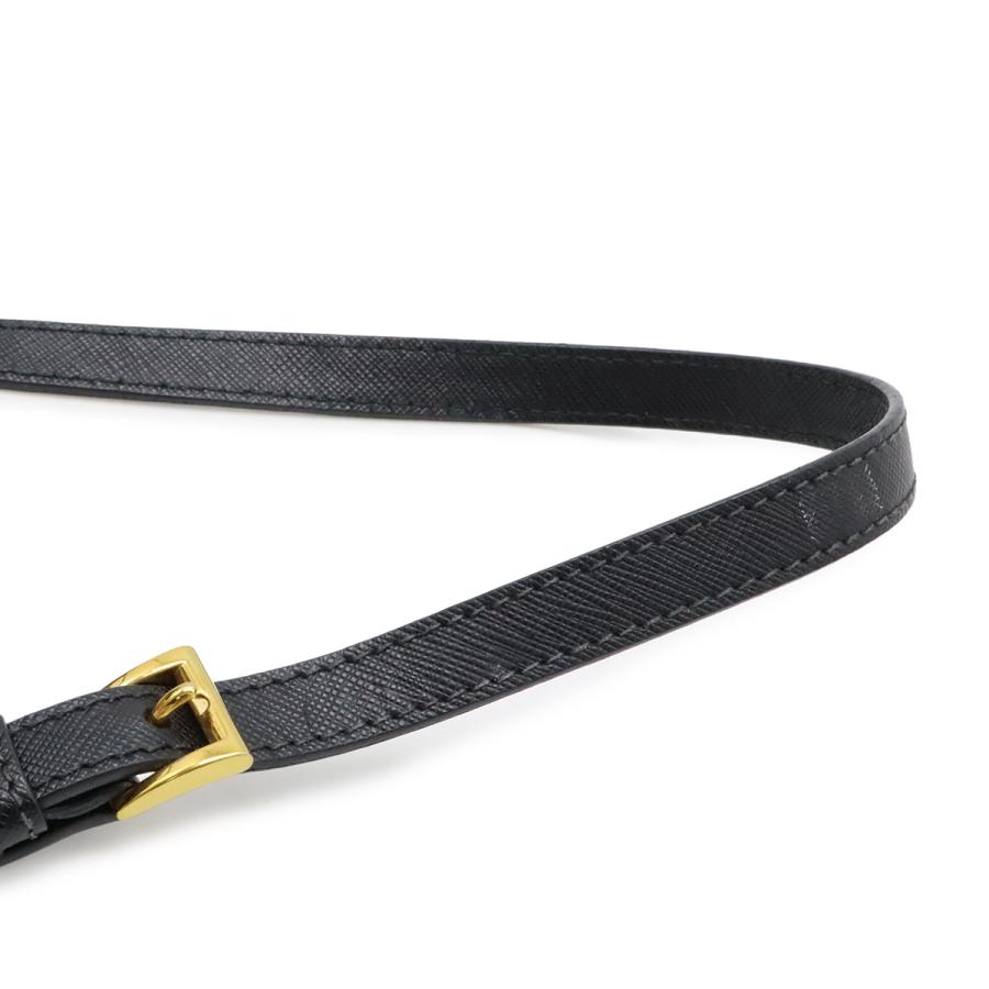 PRADA プラダ ガレリア トライアングルロゴ ミディアムバッグ ハンドバッグ SAFFIANO サフィアーノレザー NERO 黒 ブラック ゴールド金具 | PRADA | 05