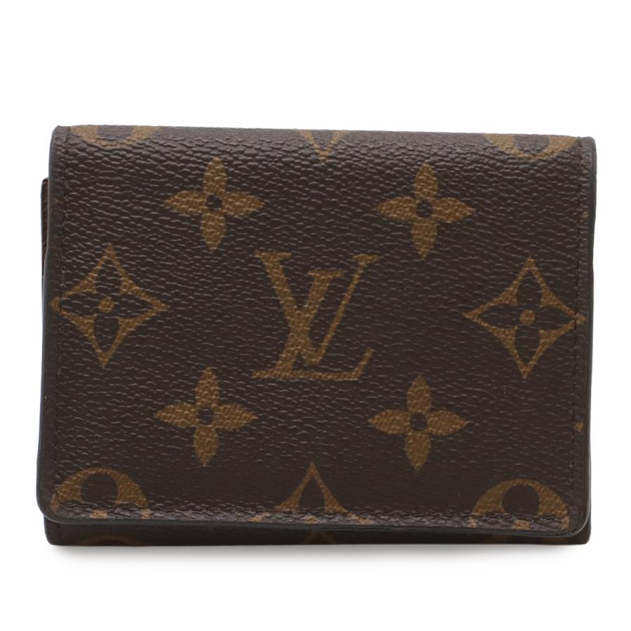LOUIS VUITTON ルイ ヴィトン モノグラム アンヴェロップ カルト ドゥ ヴィジット カードケース 名刺入れ パスケース イニシャル入り | LOUIS VUITTON