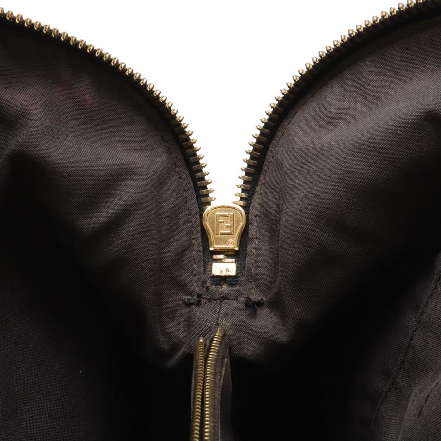 FENDI フェンディ カメレオン ハンドバッグ トートバッグ レザー ブラック 黒 ゴールド金具 8BL114 ショルダーストラップ欠品 | FENDI | 08