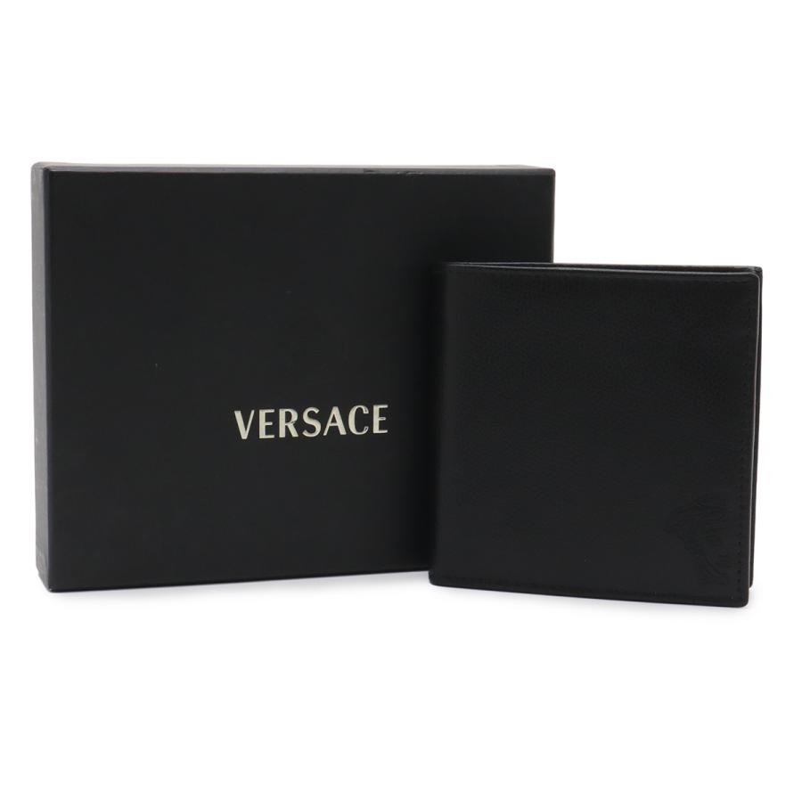 VERSACE ヴェルサーチェ ヴェルサーチ ベルサーチ メドゥーサ メデューサ エンボス 2つ折財布 二つ折り財布 レザー NERO 黒 ブラック |  | 08