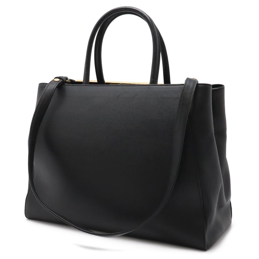 【美品】FENDIフェンディ　トゥージュール　ブラック　2way FENDI（フェンディ） 2JOURS トゥージュール ハンドバッグ 2WAY